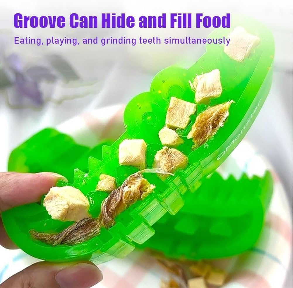 Slow Feed Chew and Fetch Crocodile, Pets Slow-Feed Chews & Fetchs Crocodiles Dog Toy, Pets Dog Toys, Dog Slow Feeder Puzzle Toy, Stash & Play