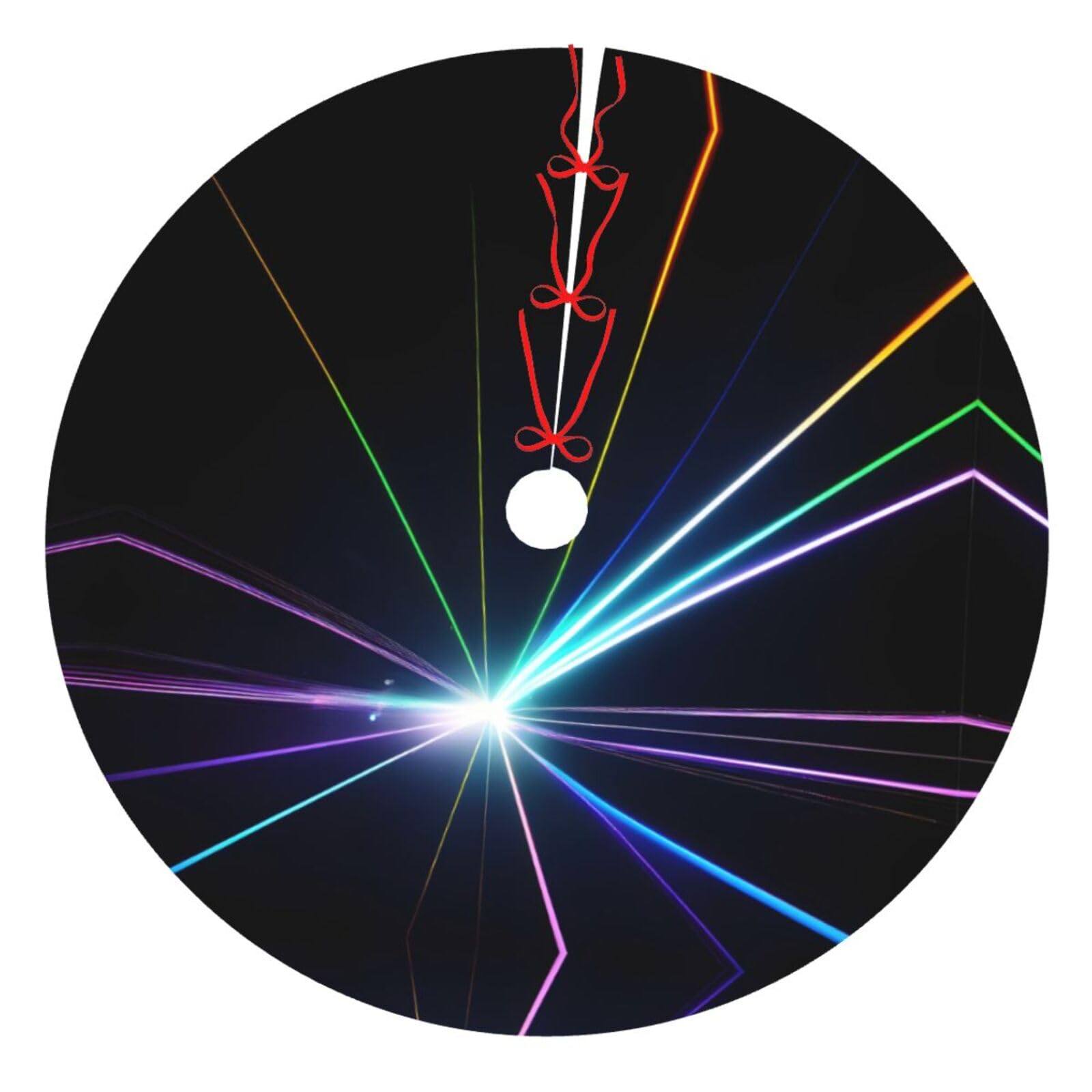 Tapis de jupe d'arbre de fête laser jupe d'arbre de Noël extérieur intérieur
