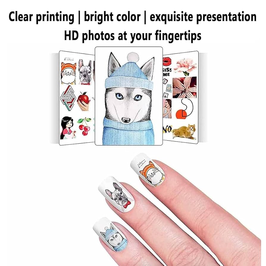 Amazon.co.jp: デジタルモバイルネイルアートプリンター、タッチ