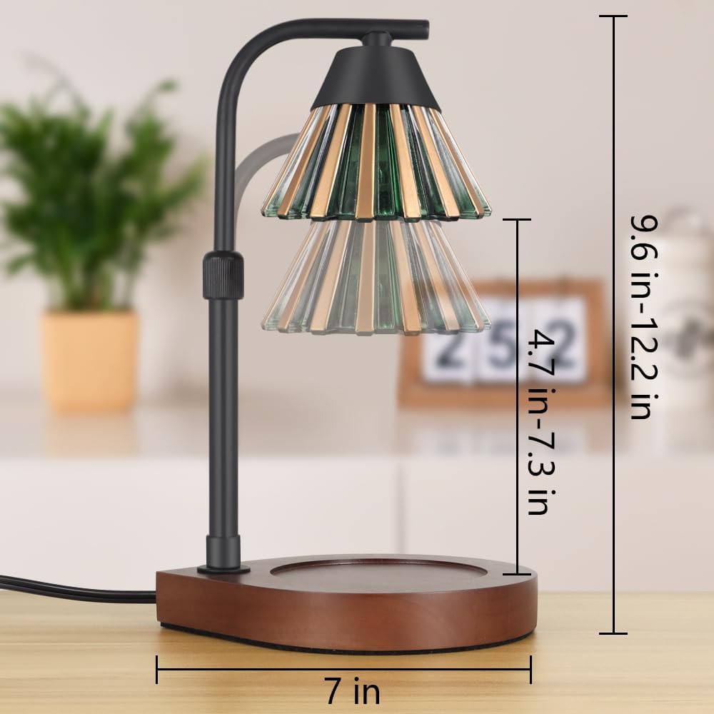Dimmer Candle Warmer Lp with Timer, Adjustable Height Farmhouse Electric