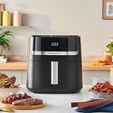 Russell Hobbs Air Fryer XXL 8,3L Rapid Air (Compact, Silencieux, Pizza Ø 26cm) Friteuse sans huile (9-en-1, Cuit, gril, rôtit et plus, économe, tactile,arrêt auto, compatible lave-vaisselle) 27632-56 - 5