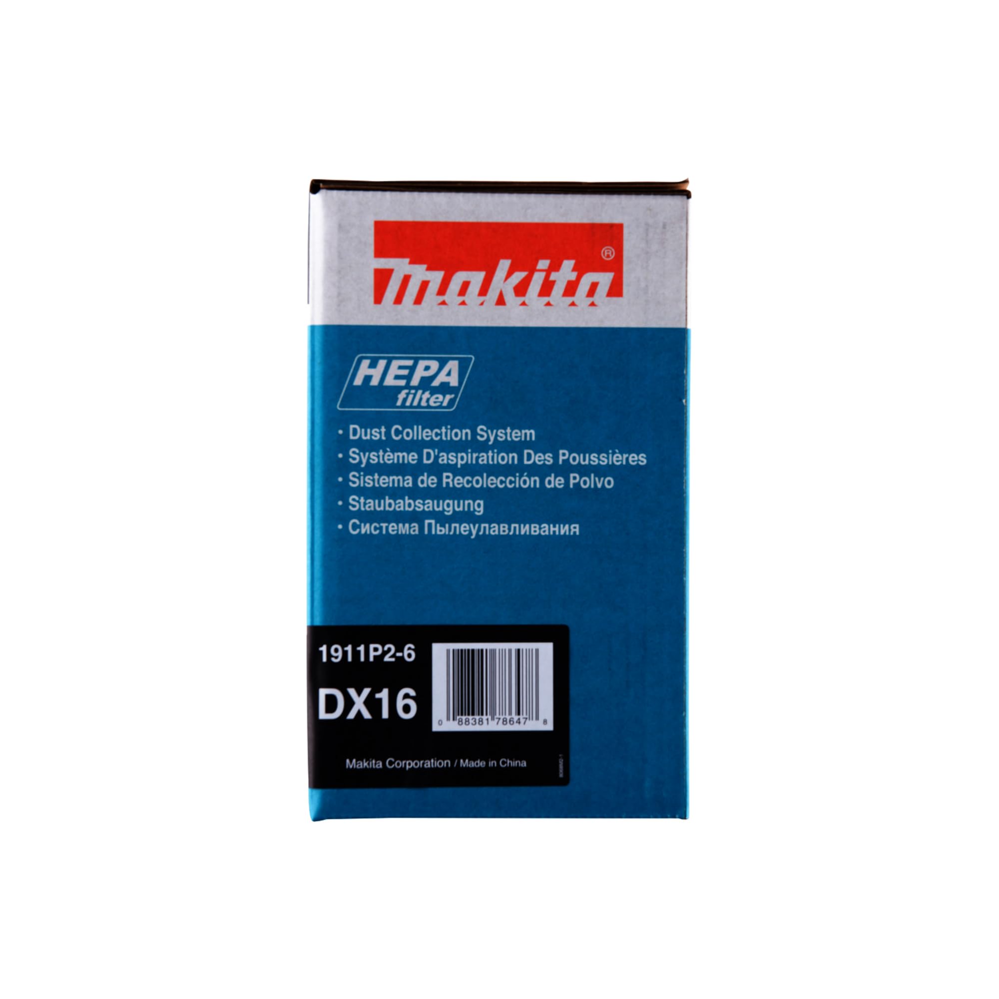 Makita 1911P2-6 DX16 Set di raccolta polveri