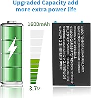 Vista 3 de Battery for Nintendo Gameboy Advance SP 1600mAh Rechargeable Lithium-ion Battery Replacement for Nintendo GBA SP AGS-001 SAM-003
