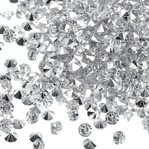 M METERXITY 10000 Pack Clear Acrylic Diamonds Vase Filler Wedding Table Scatter Crystals Diamonds...