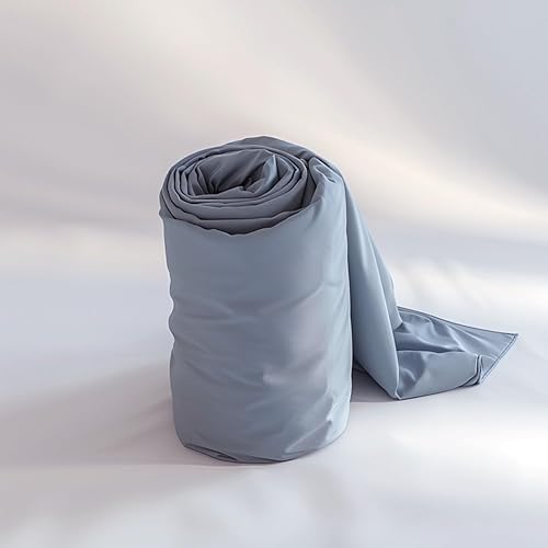 Miniatura 5 de QUEEN ROSE Funda de repuesto para almohada corporal de embarazo, funda de almohada de maternidad sólida de 65 pulgadas, solo funda