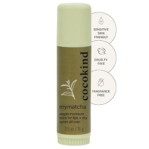 Cocokind Mymatcha All-Over Moisture Stick Lip Balm and Eye Cream for Dry Skin 0 5 Oz