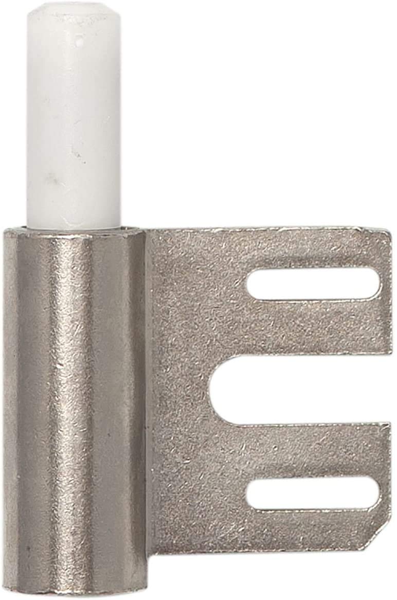 Türband-Rahmenteil V 8100 WF f. gefälzte Türen, Band ø 15 mm, Stahl vernickelt ; 50 Stück
