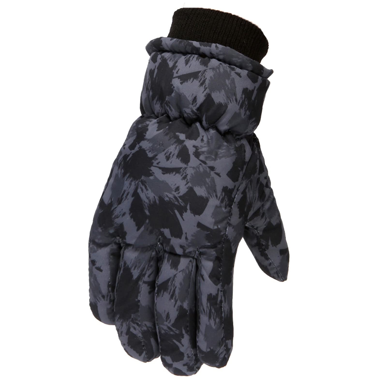 Guanti da sci impermeabili per bambini, guanti invernali – Ragazzi, antivento, guanti da ciclismo, antiscivolo, a dita intere, caldi, per sport all'aria aperta, snowboard, sci, bicicletta