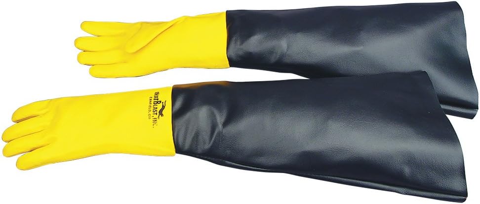 27"-28" L Sandblasting Cabinet Gloves - 1 pair, 6051-00