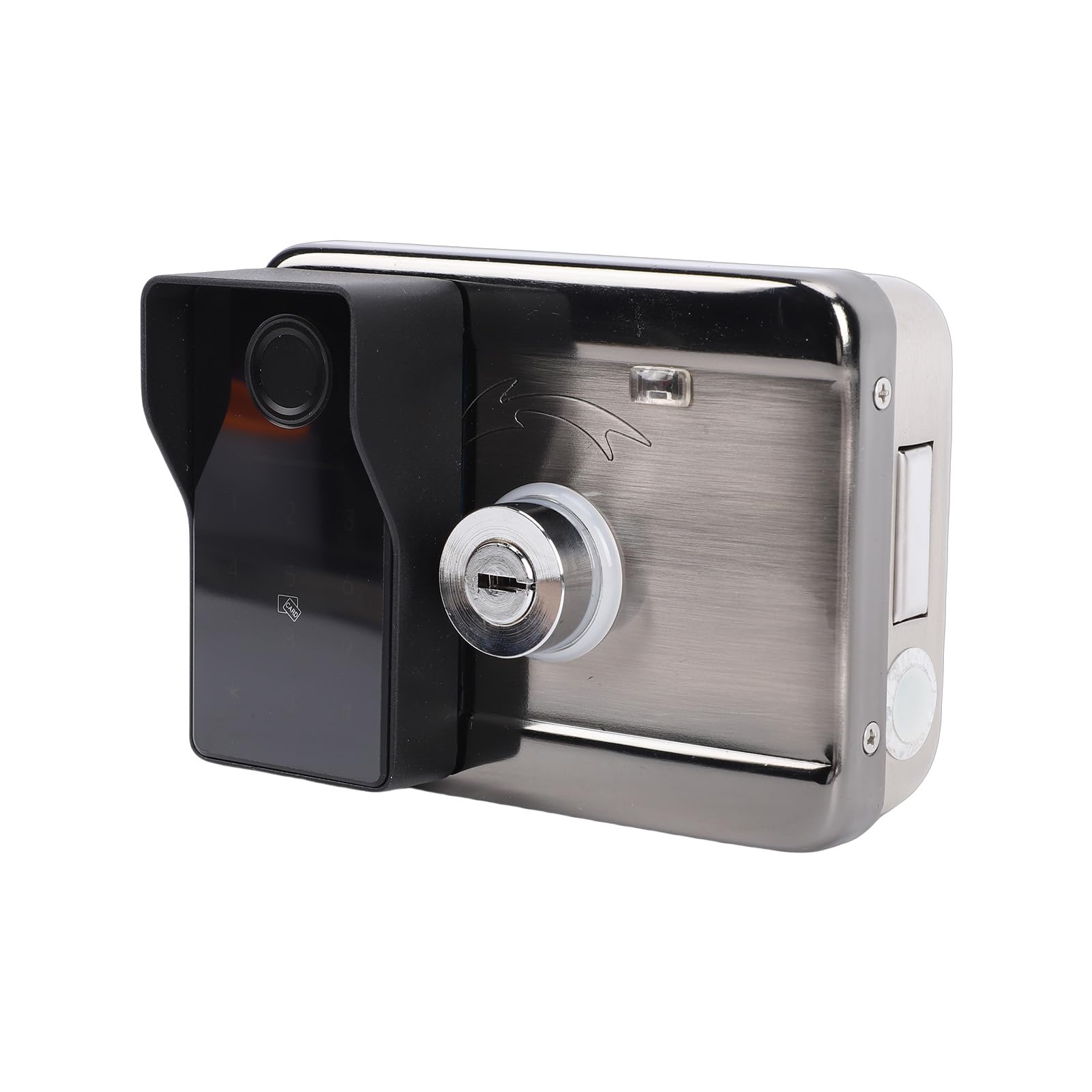 Cerradura de Puerta Inteligente Huella Digital de Doble Cara 5 | Plástico Acero Inoxidable, Uso en Vallas de Jardín, Compatibilidad con Puertas Huecas, Entrada con Teclado, Acceso