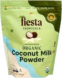 Organic Coconut Milk Powder, Unsweetened 16 oz. by Fiesta Tropicalé