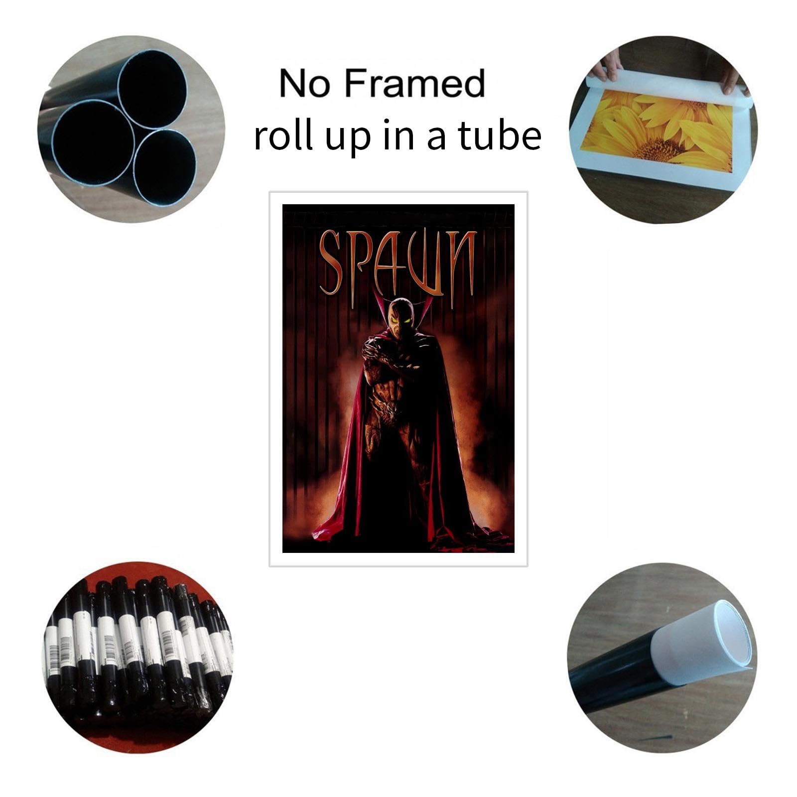 Amazon.com: Spawn (1997) Movie Poster Wall Art Action Movies