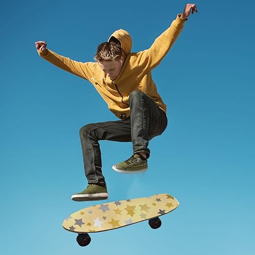 Vista 155 de Abstracto Negro Gris Geométrico Skateboard Grip Tape 33x9inch Papel de lija Longboard Scooter Griptape Diseño antideslizante y anti-desgarro