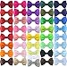 QtGirl 41 Pieces 2.5" Bowknot Small Hair Bows for Girls with Covered Clips
