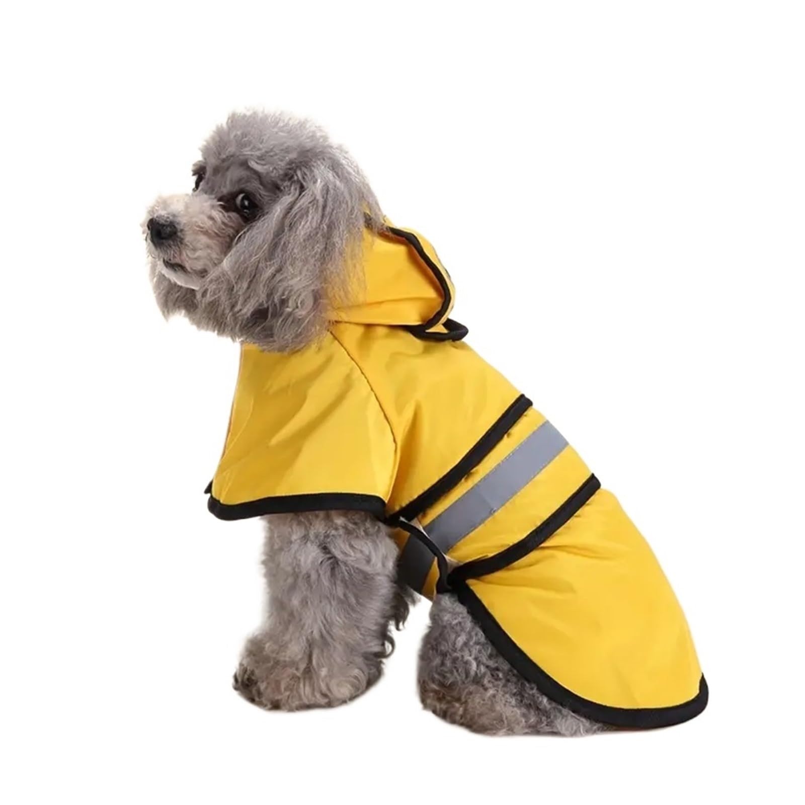 Manteau de pluie pour chien XXL jaune stop humidité veste coupe-vent