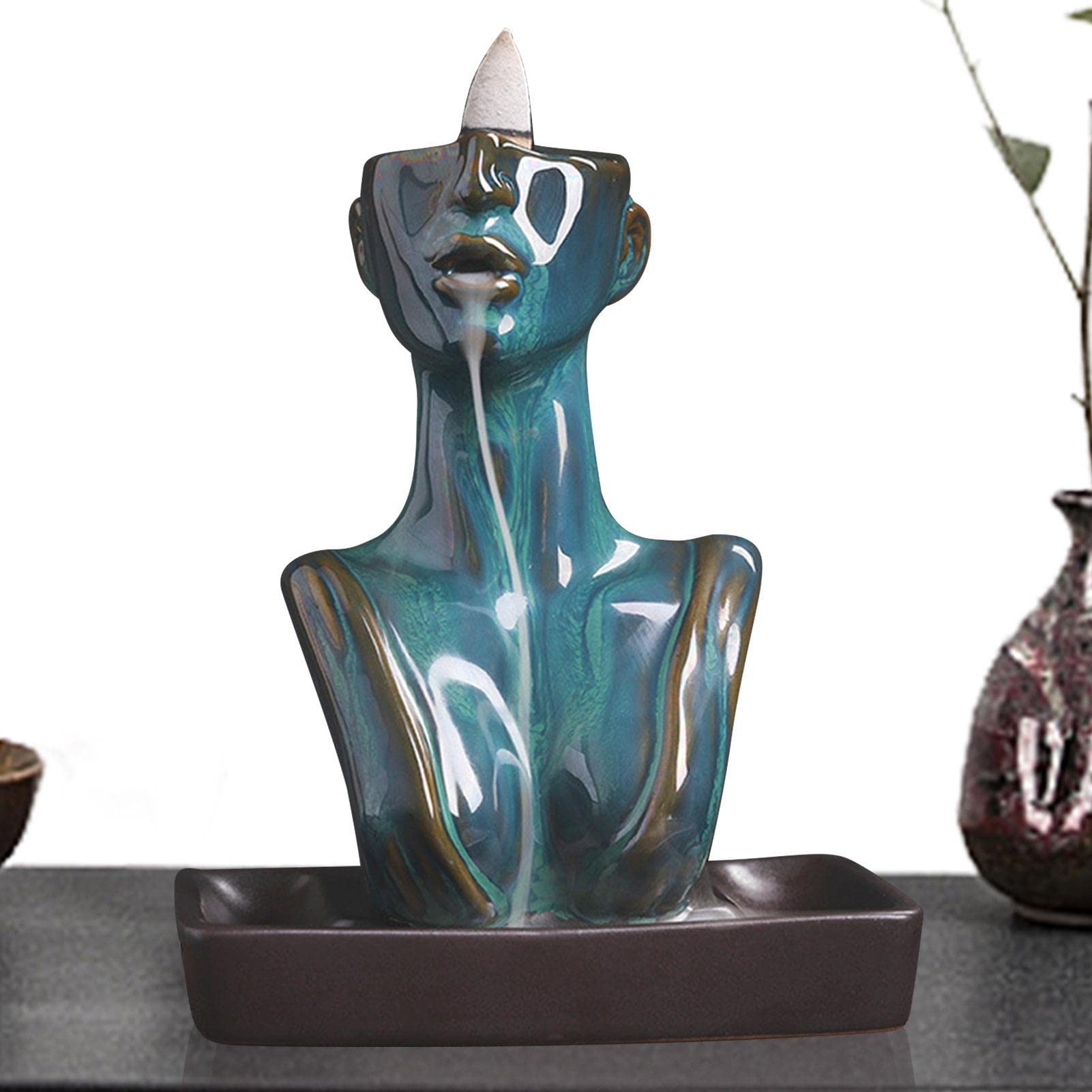 Porte-encens à reflux statue de beauté pour créer une ambiance zen au bureau et au salon