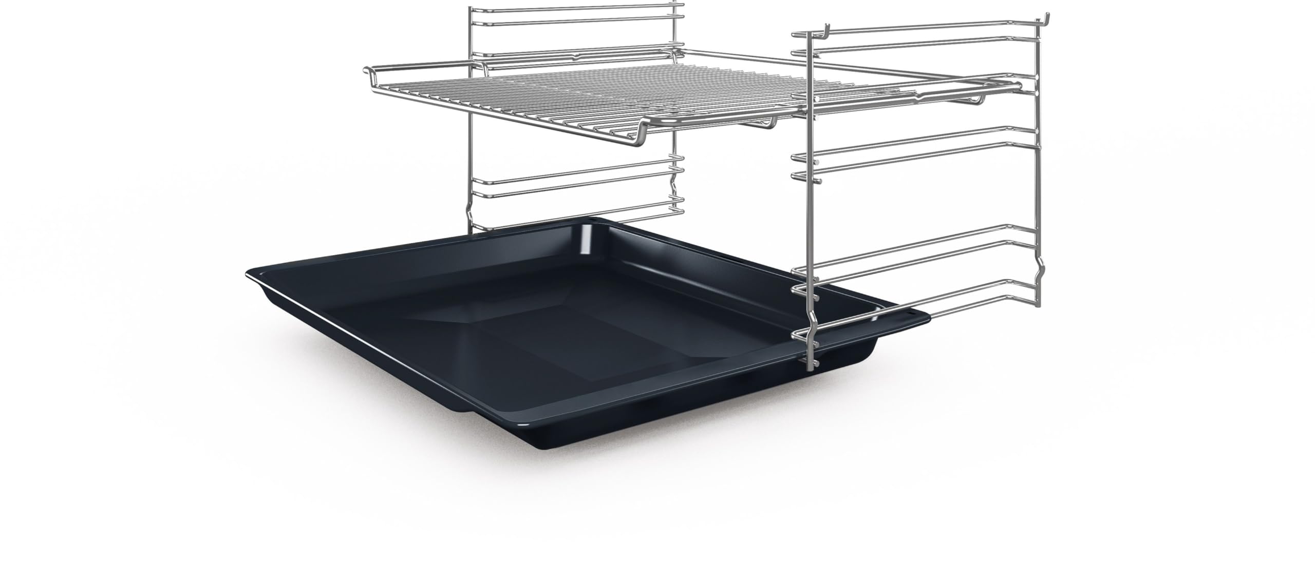 Bosch HND211AR62 Herd-Glaskeramik-Kochfeld-Kombination, 59,4 cm, 3D-Heißluft, Bräterzone