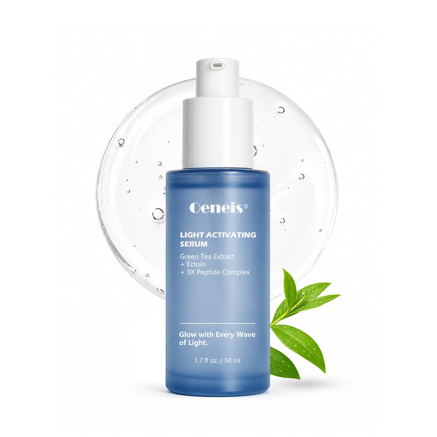 Oeneis Red Light Therapy Serum, Green Tea Activation Serum for LED Devices