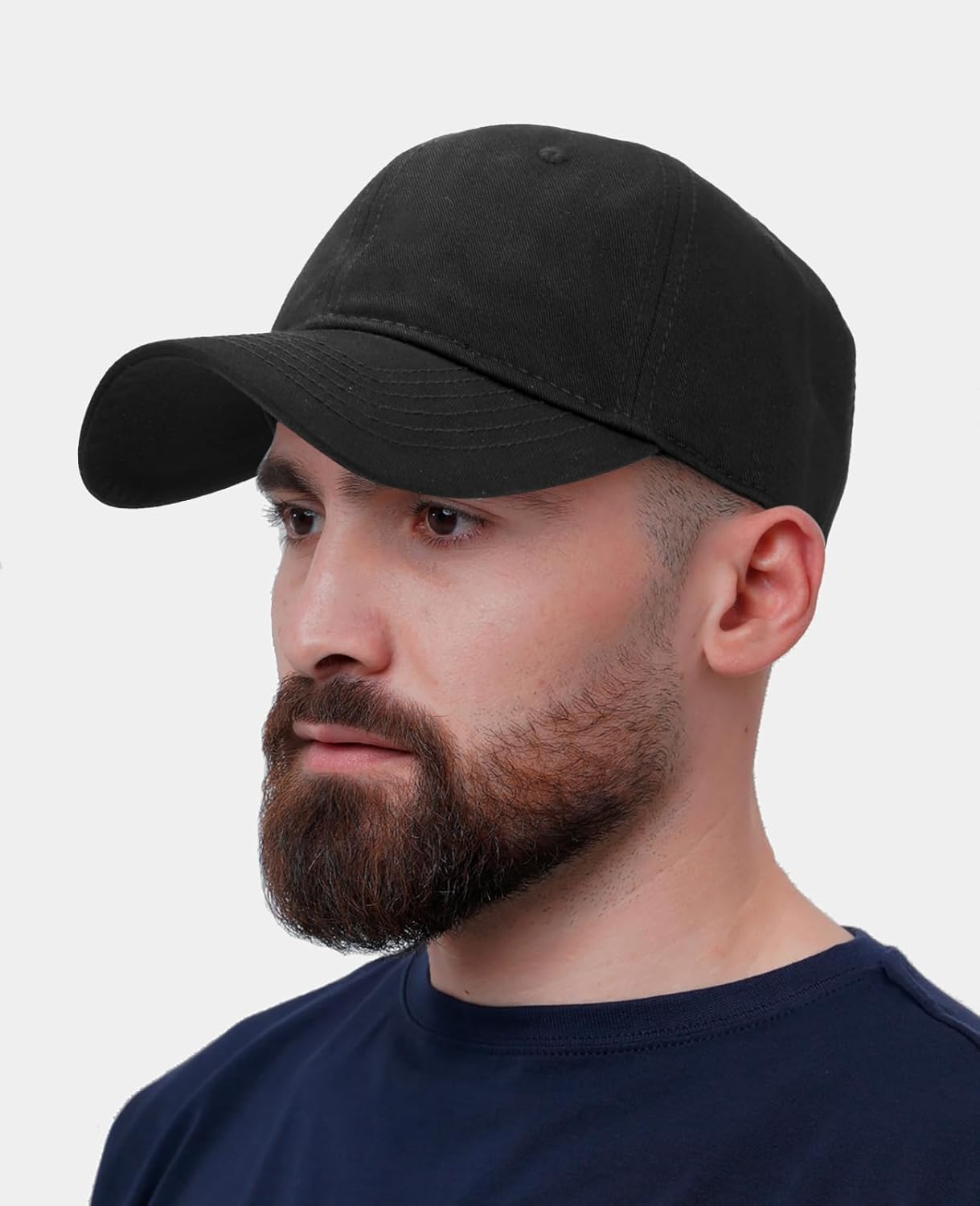 Oversize XXL Baseball Cap for Men Women, Extra Large Baseball Hat for Big Heads 23.6"-25.6", Adjustable Soft Crown Dad Cap - Image 3