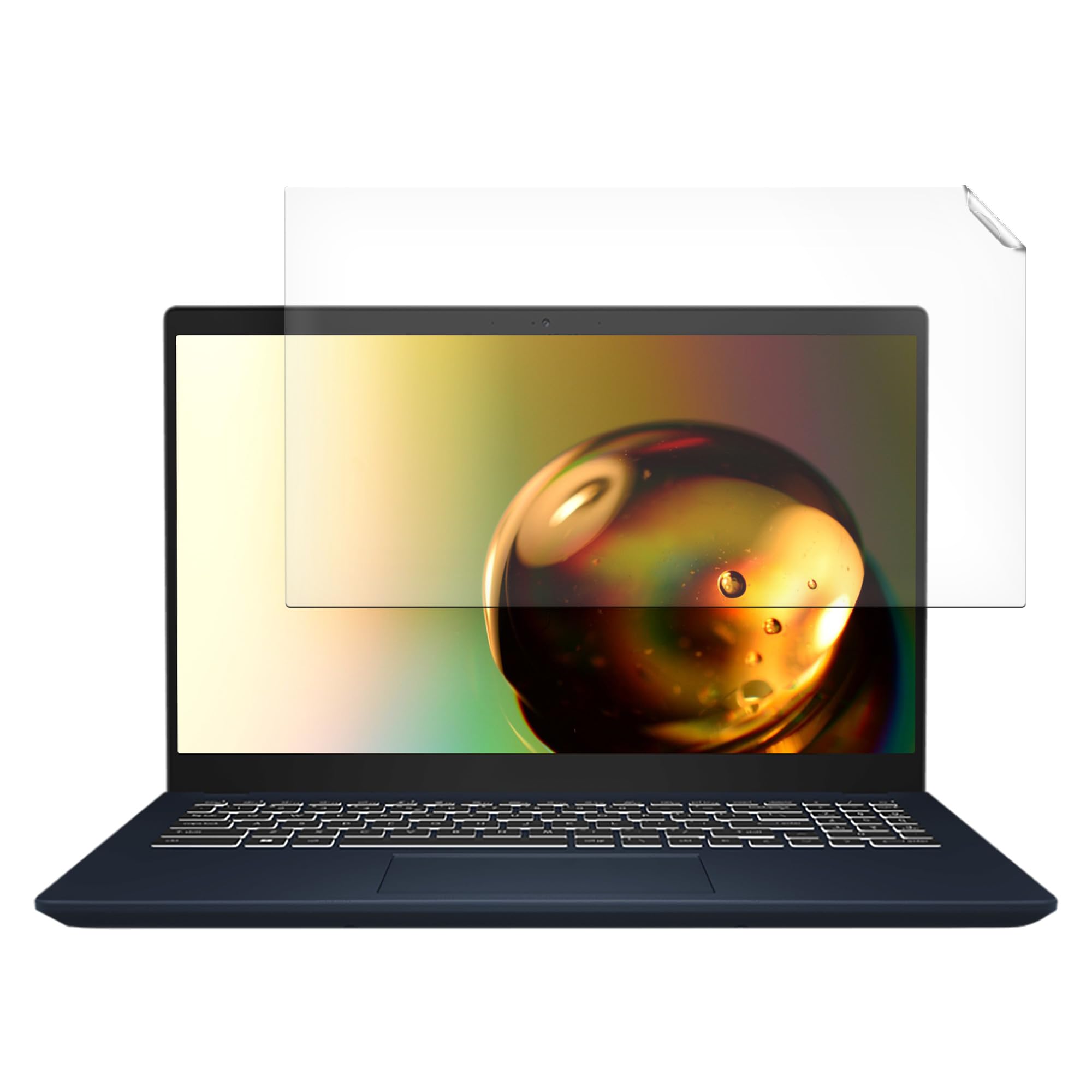 kwmobile Folia ochronna kompatybilna z MSI Modern 15 Lifestyle & Business 15,6" (B7M-284), matowa plastikowa folia ochronna na laptopa
