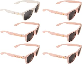 Partay Shenanigans Bride Tribe Sunglasses - Bride-to-be and Bridesmaids Sunglasses for Bachelorette Party (1 x Bride; 5 x Bride Tribe)