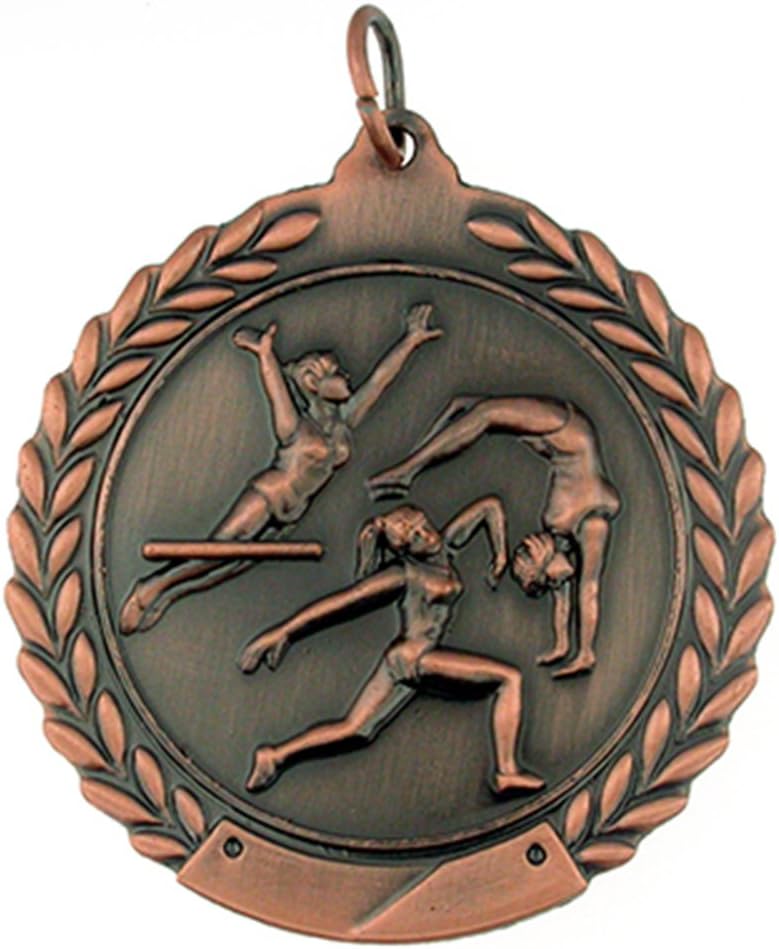 Gymnastics Award - Female - Single and Bulk Medals
