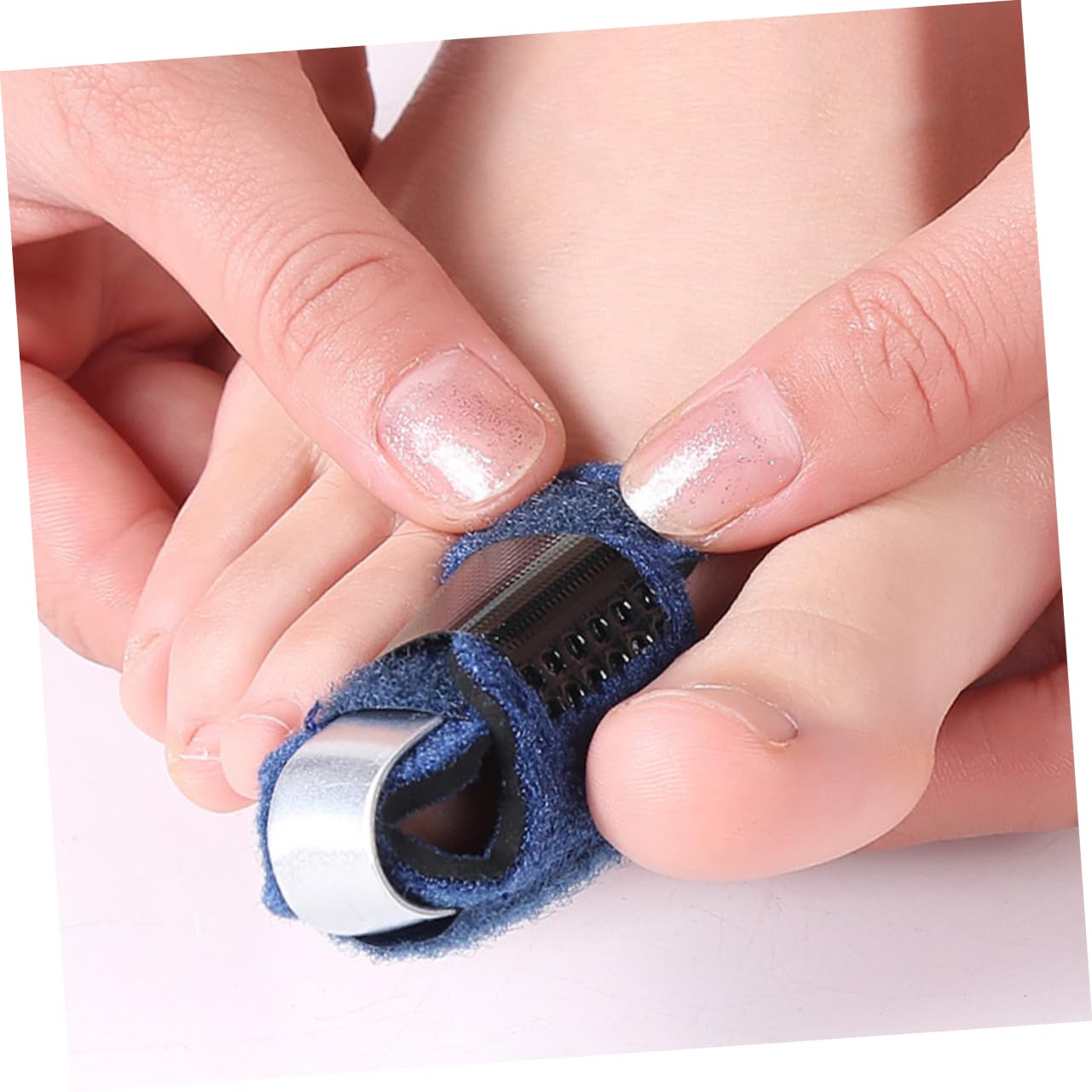 NOLITOY 10pcs Breathable Toe Splints for Injury Support Toe Wraps Lightweight and for Daily Use Comfortable for Foot