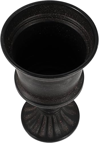 Miniatura 4 de USHOBE Jarrón de metal para trompeta de boda, centro de mesa, jarrones de metal vintage, soportes para macetas, bodas, fiestas, cumpleaños,