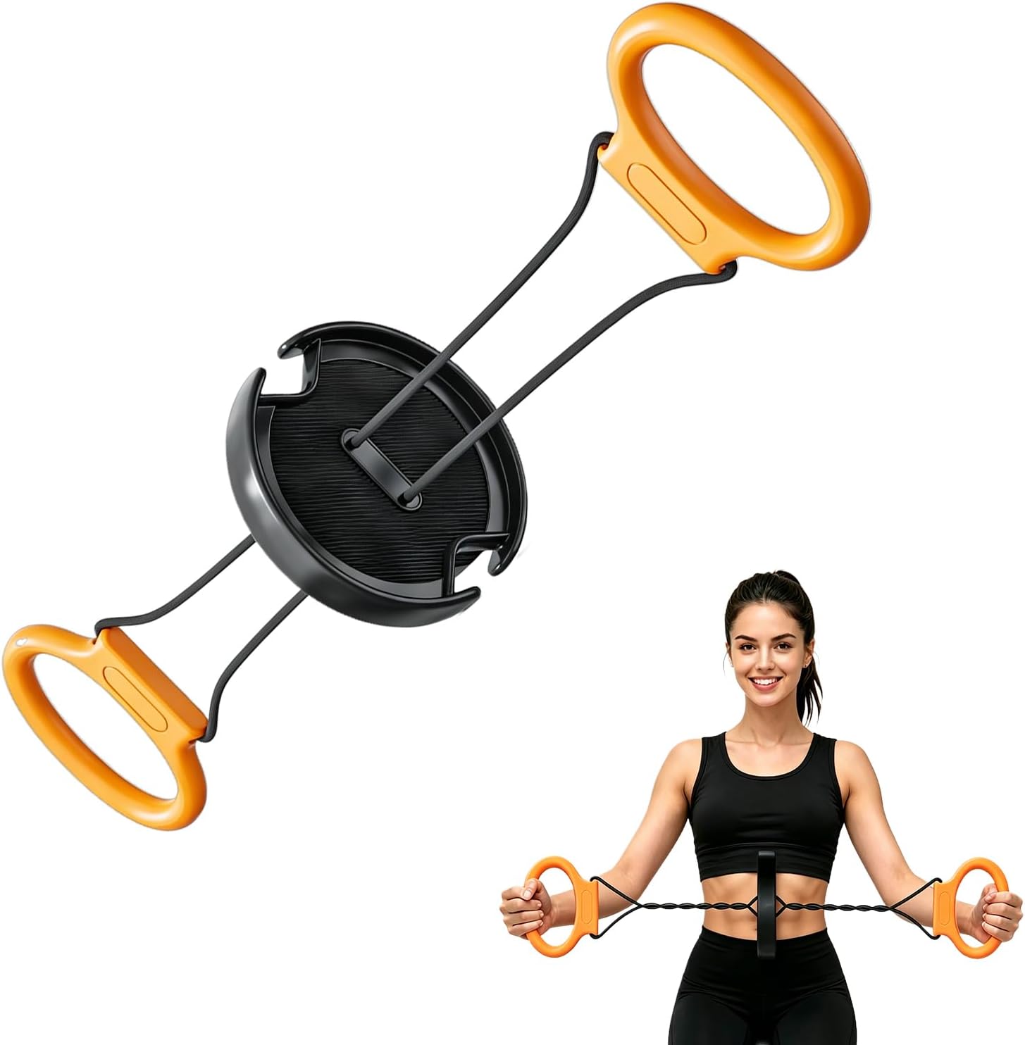 Flywheel Arm Trainer, Portable Chest Expander for Shoulder Back Training, Upper Body & Forearm Resistance Equipment
