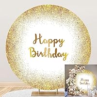 Sfondo Rotondo 1,8x1,8m Argento Nero Glitter - Per Feste, Compleanni, Foto Studio - Foto 6