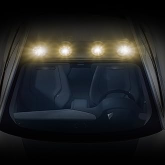 Auto Dynasty Universal Roof Mounted Fog Light Assembly - Smoke Lens