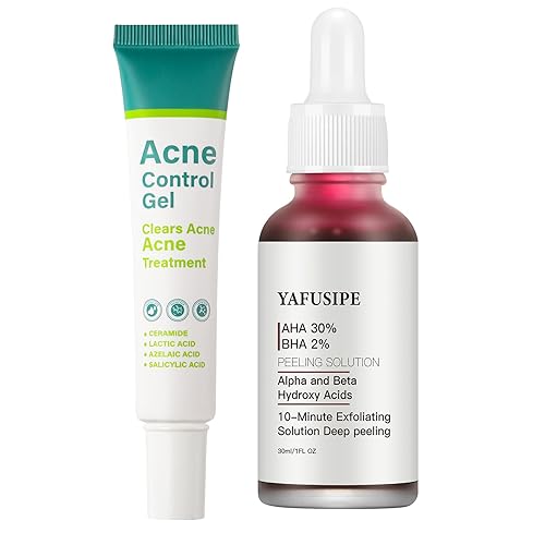 Solución de pelado + gel para el acné