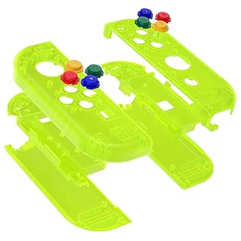 Amazon.co.jp: eXtremeRate ジョイコン用クリア交換シェル