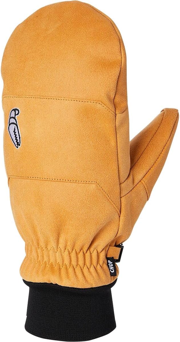 Crab Grab Leather Chop Mitt Tan