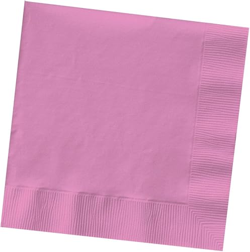 Creative Converting Touch of Color - Servilletas de papel de 3 capas, 50 unidades para bebidas, color azul Bermudas, Servilleta para bebidas, Rosa