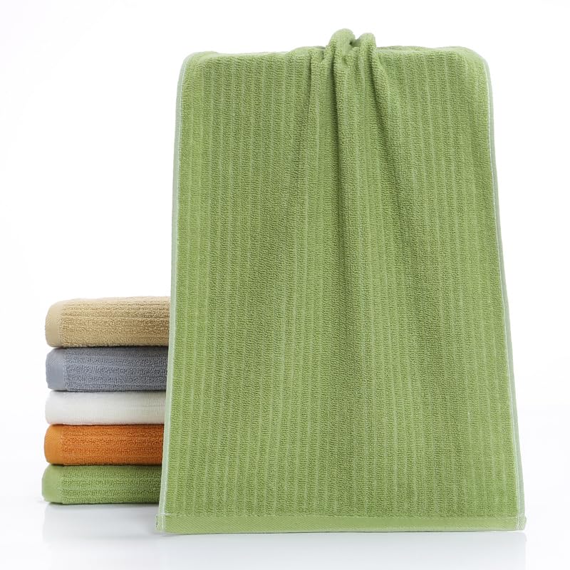 Juego de toallas de 9 piezas color verde para el baño diario del hogar