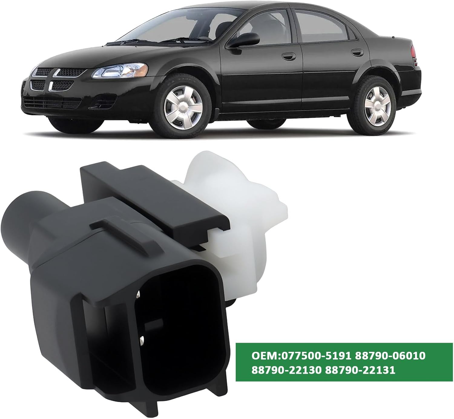 eMagTech Car Air Temperature Sensor 077500-5191 88790-06010 Compatible with Chrysler Sebring 2001-2002