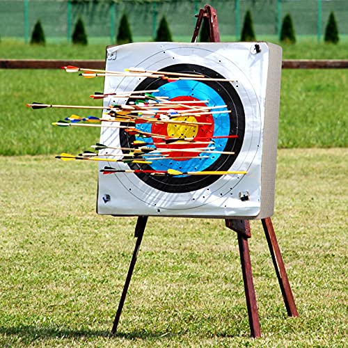 Aimdor Archery Target Heavy Duty Target 27 Inch Solid Straw Target Laminated Arrow Target Square Target Practice Target For Compound Bow Crossbow And Recurve Bow #TOP2