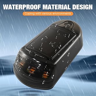 Solar Powered Cab Lights, New No Drill Solar Powered Cab Lights for Truck, IP68 Waterproof Wireless Cab Marker Roof Lights, LED Lights Vibration Sensor Roof Lights App Control (Yellow Light, Black)