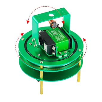 Yahboom 2-DOF Servo Pan-Tilt Kit for DIY Robot, Electric Platform with Metal Servo, Accessories for Camera or Robot Arms Bracket 2DOF Metal servo Without Control Board