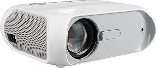 HD Projector, High Brightness Portable Projector AC100‑240V for Diffuse Cinema