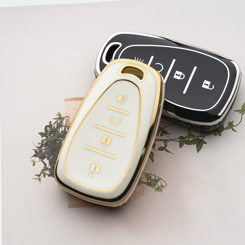 Key Fob Cover Compatible with Chevy Bolt EV EUV Trailblazer Traverse Trax Blazer Equinox Cruze Sonic Volt image 5