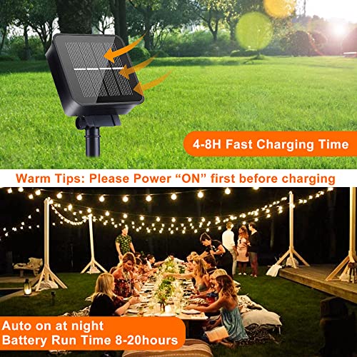Suwitu 2-Pack 120 Led Solar String Lights Outdoor, 60.5Ft Crystal Globe Solar Lights With 8 Lighting Modes, Waterproof Solar Powered Patio Lights For Garden Yard Porch Wedding Party Christmas #TOP1