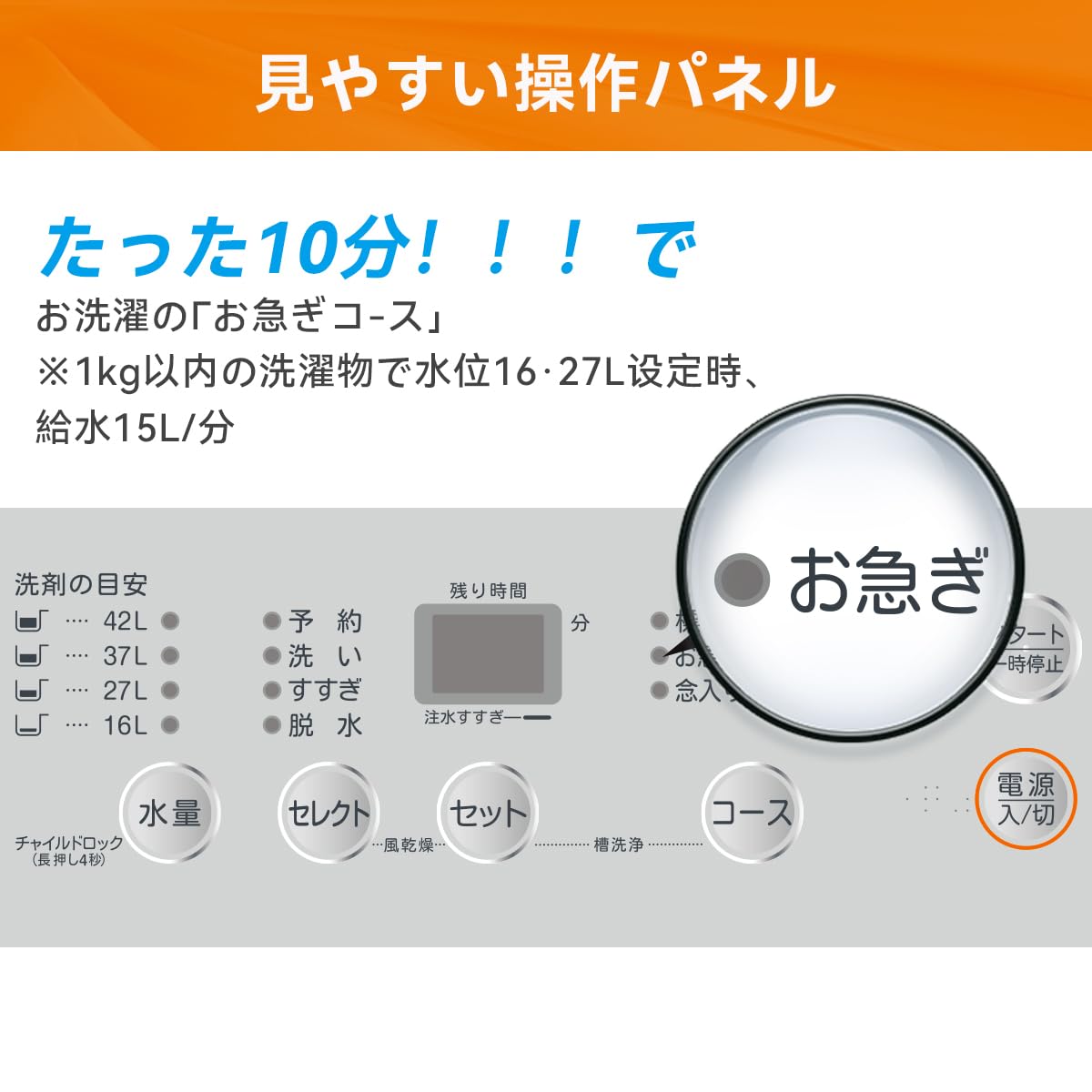 Amazon | 【Amazon.co.jp限定】 DIQUA5.5kg 全自動洗濯機 ホワイト DW 