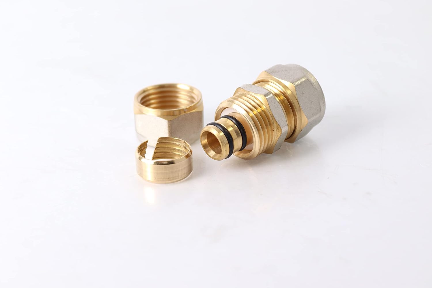 Equal Straight Connector - 16mm Compression Fit for Plastic Multilayer, Pex, Alu Pex, Pert Pipe (Pack of 1) - Image 4