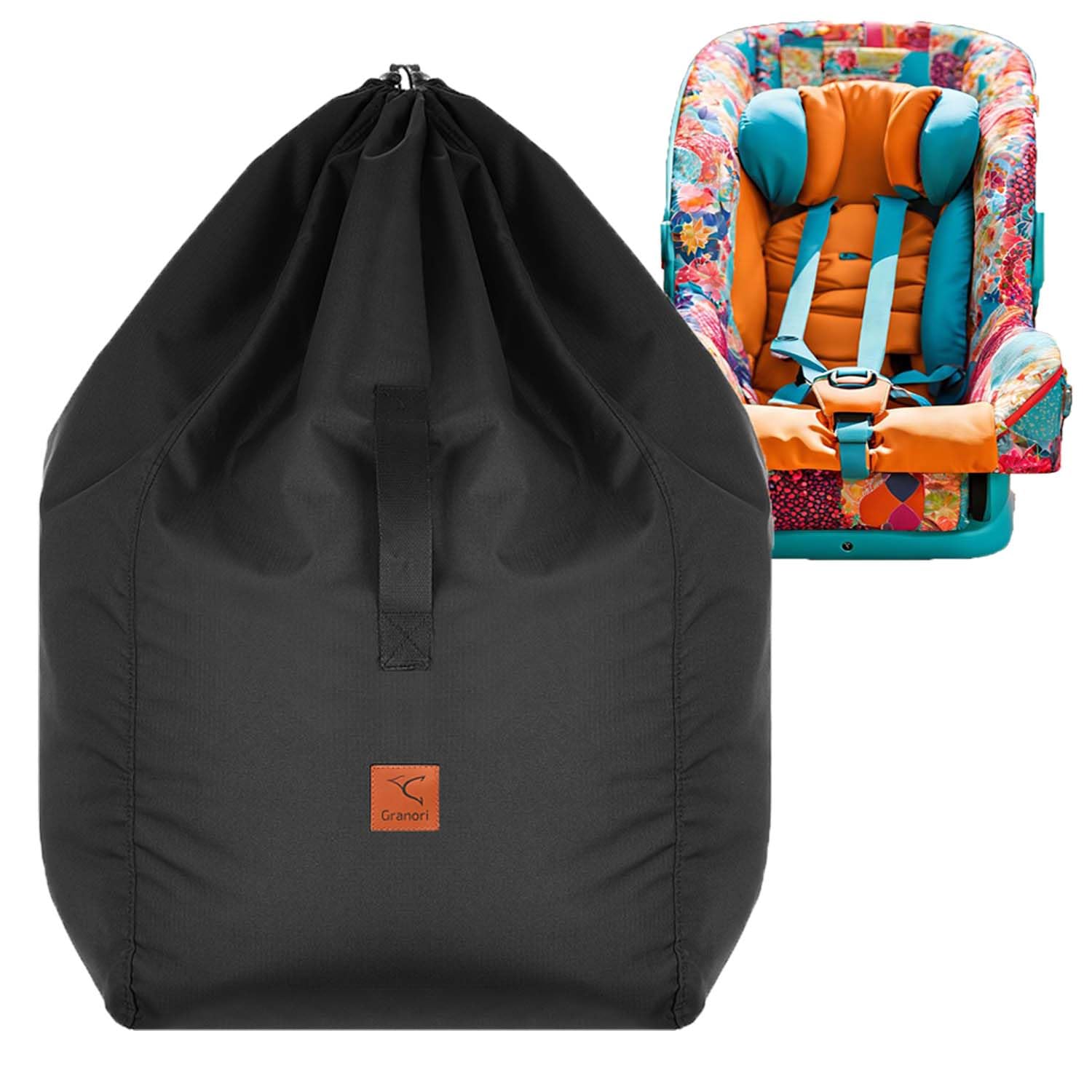 Transporttasche für Kindersitze und Babyschalen, robust, wasserabweisend, zusammenfaltbar
