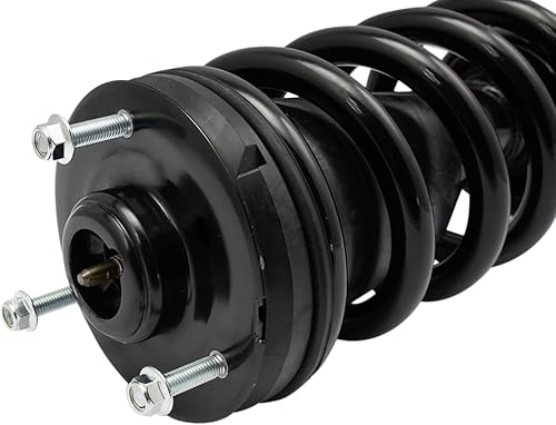 Miniatura 5 de Kit de 4 piezas de acoplamiento de extremo de barra estabilizadora de resorte de choque y resorte helicoidal para Chevy GMC Truck SUV