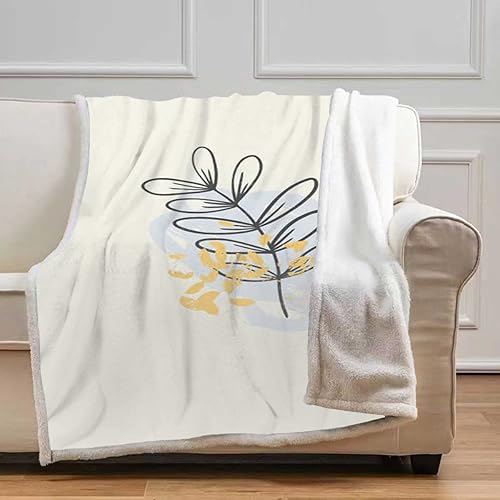 Miniatura 10 de Cobijas Calientes para Invierno con textura retro abstracta, manta decorativa para sofá, dormitorio, tamaño individual, 59 x 70.8 pulgadas