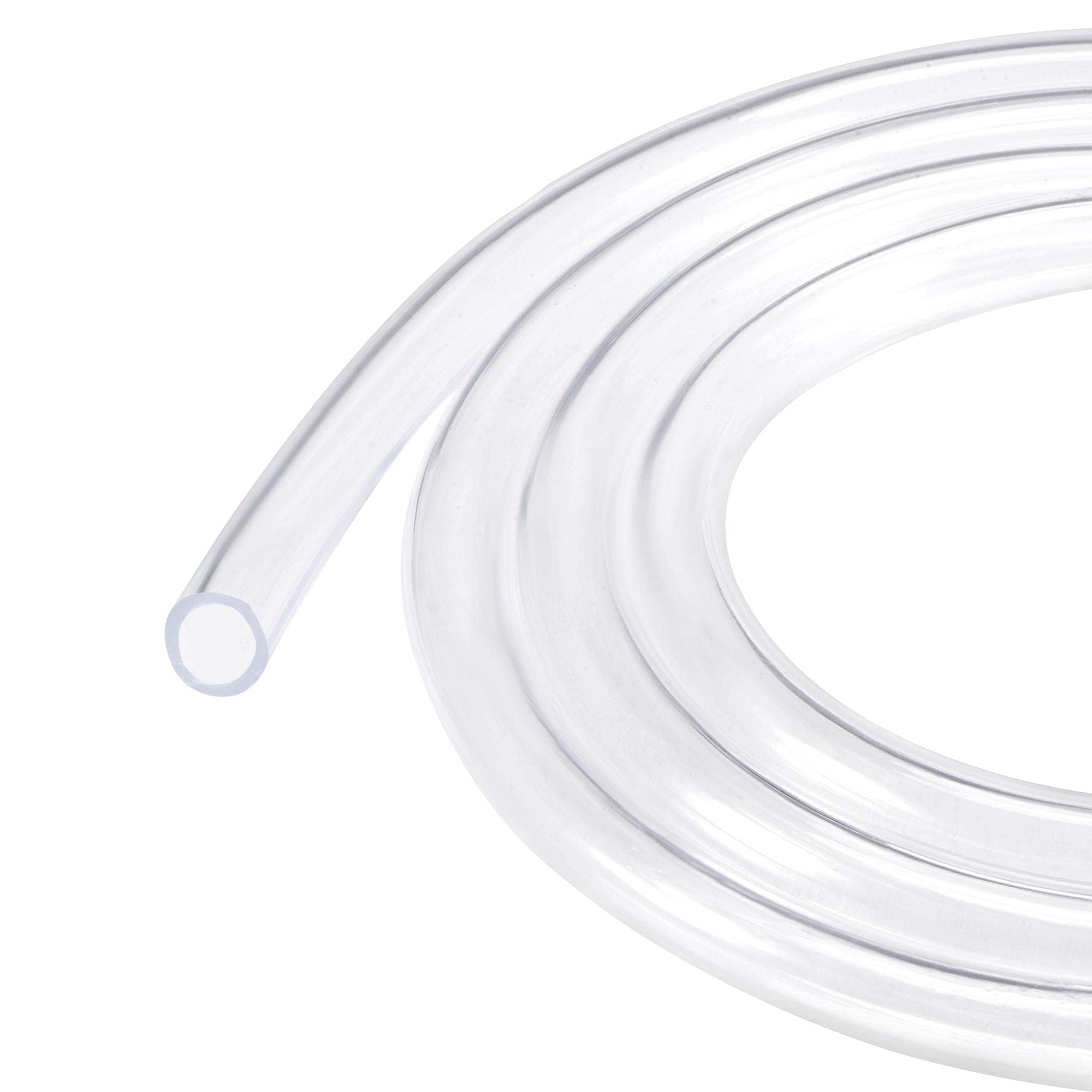 Tuyau flexible en PVC transparent TOP-VIGOR 11,5x15,5 mm de 2 mètres pour transfert polyvalent