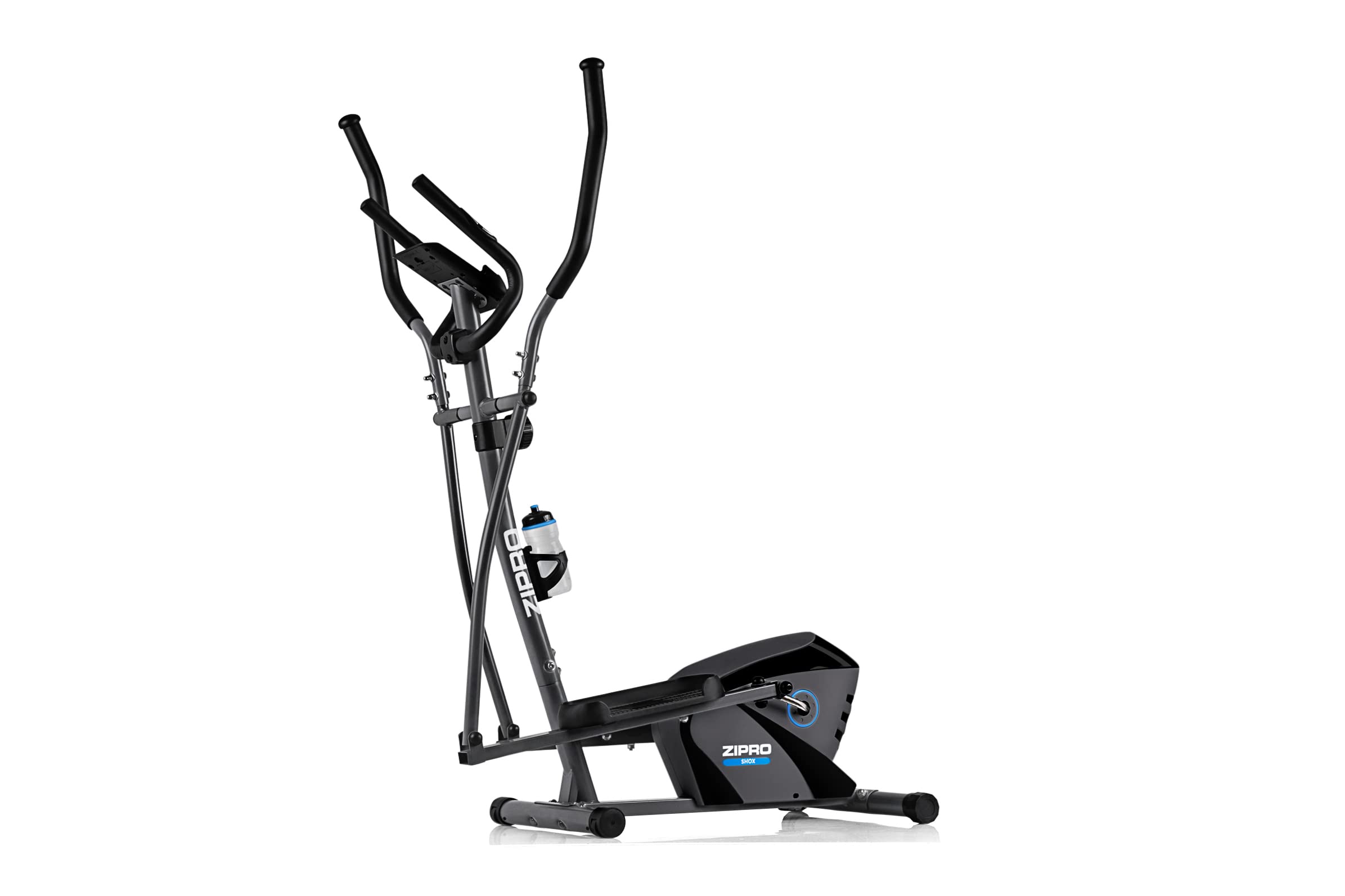 Zipro Crosstrainer Shox, elliptique jusqu'à 120 kg, équipement d'entraînement Cardio à Domicile, Appareil de Fitness, Machines d'exercice, vélo elliptique, 8 Niveaux de résistance